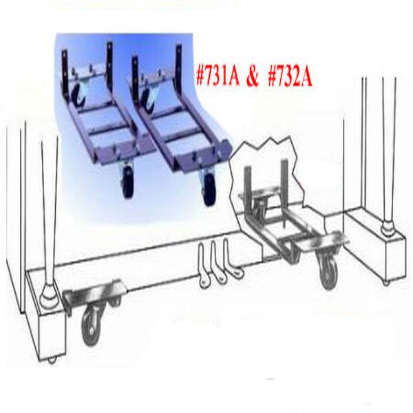 Twin Upright Piano Dollies Move your piano quickly and easily.