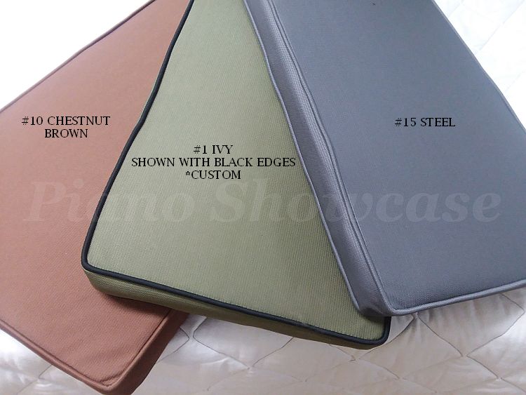 Piano Bench Pads Cushions 2 Or 3 Inches Thick Box Top Piano Bench Cushions 2 Or 3 Inch Thick Priced From 80 95