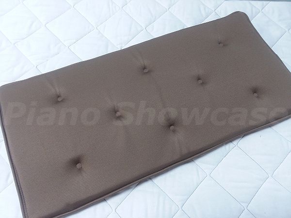 Premium Fabric Piano Bench Cushions Pads Free Shipping Mink 17