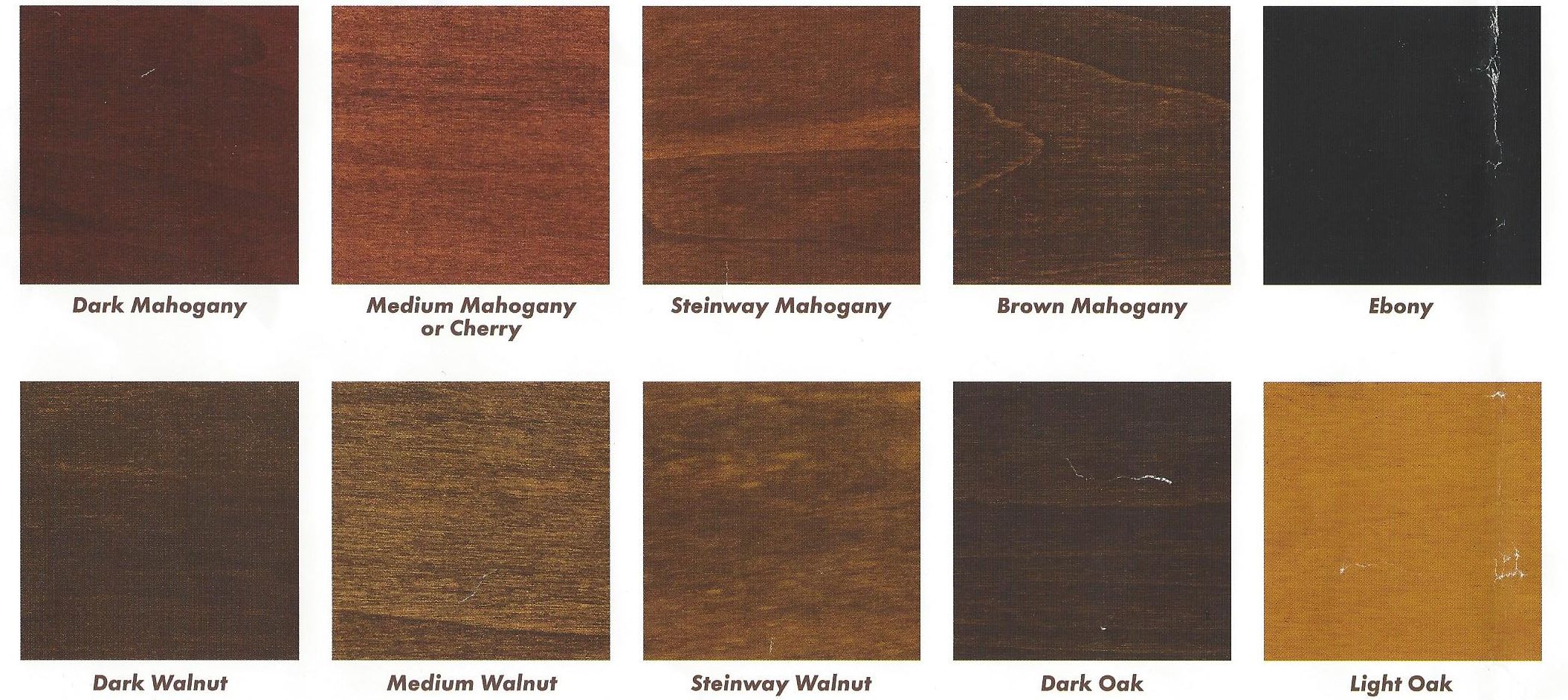 Custom Wood Colors
